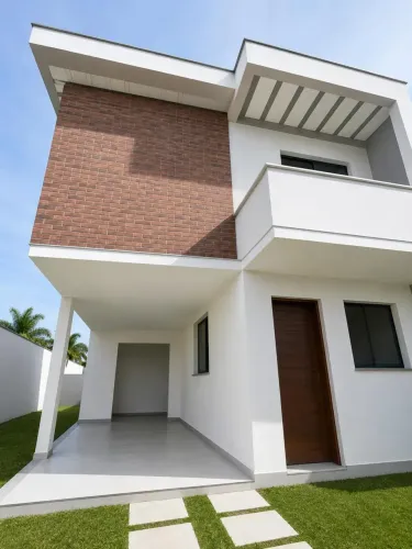 VENDO CASAS DUPLEX RECÉM CONSTRUIDAS EM PLANICIE DA SERRA (GPS)