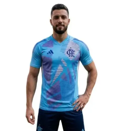 Camisa Flamengo Adidas Goleiro Rara Azul