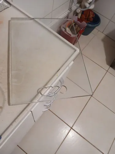 Tábua de carne de vidro 