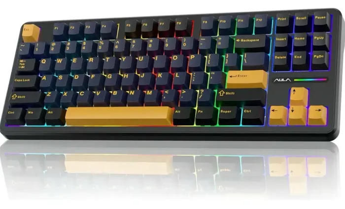 Teclado mecânico Aula F87 Sem Fio