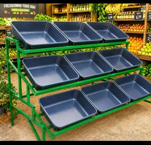 Vendo bancas para sacolão ortifrut 3 andares