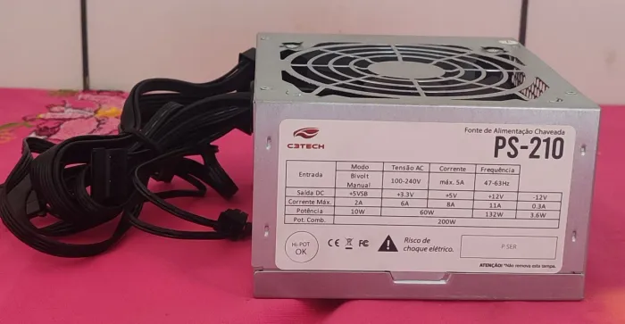 Fonte chaveada 200W