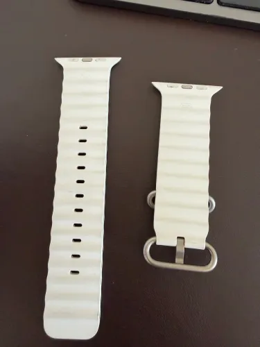Pulseira Apple Watch Ultra - White Ocean Band Original Apple