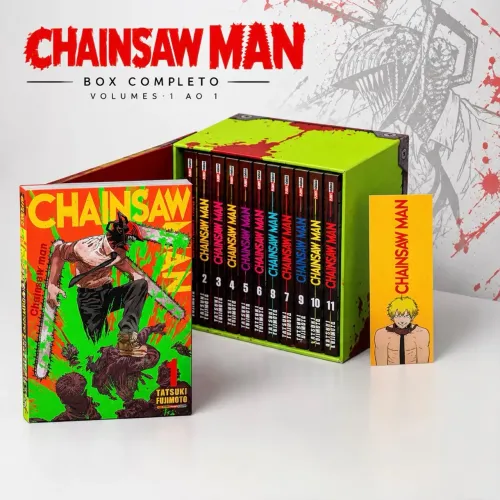 Mangá Chainsaw Man Box Especial com o Primeiro Arco Completo