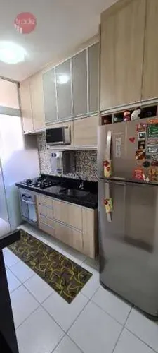 Apto padrão, 53m², face sombra, rico em armários, Condomínio Reserva Sul.