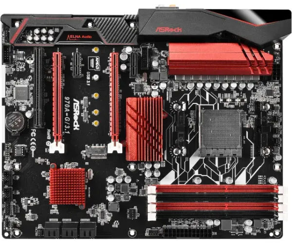 placa mae asrock 970a-G3,1 Socket AM3 DDR3