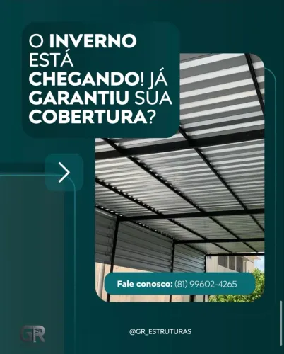 Coberturas metálicas para lajes e galpões 