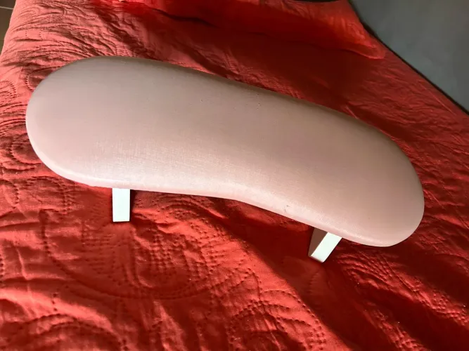 Apoio / Descanso de Mão para Manicure e Nail Designer - Rosa Acolchoado