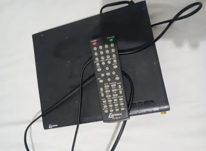 DVD Player Lenoxx Karaokê com Microfone Original - Funcionando