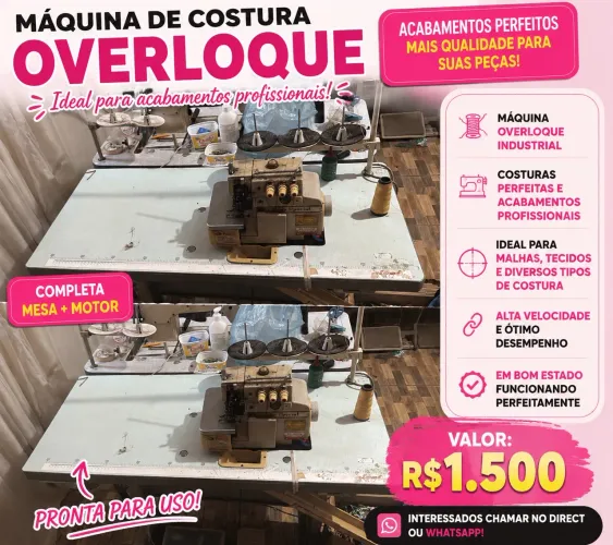 Máquina de costura overloque