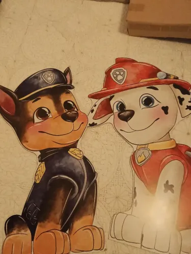 2 DISPLAYS PATRULHA CANINA 70CM MDF 3MM