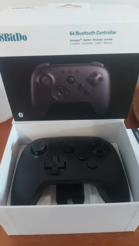 Controle 8bitdo Nintendo 64 2.4ghz bluetooth