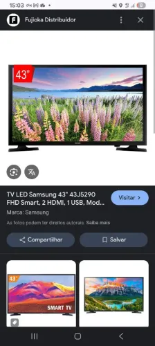 Tv sansung 43 3 meses de garantia fiz a troca de led