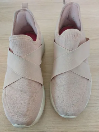 Tênis OLYMPIKUS FLORA _ ROSA _ slip-on - tamanho 38