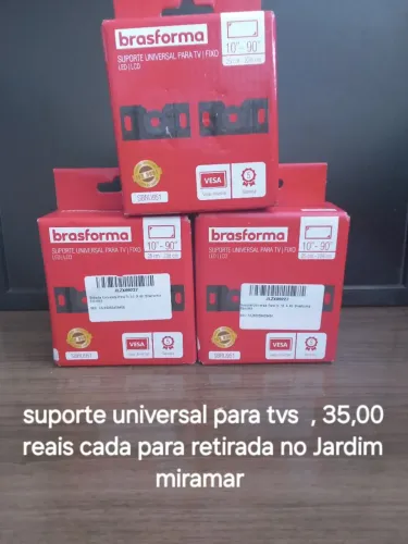 Suporte para TVs 35.00 reais cada 