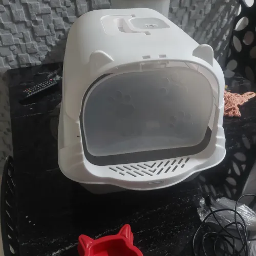 vendo casinha de areia de gato nova