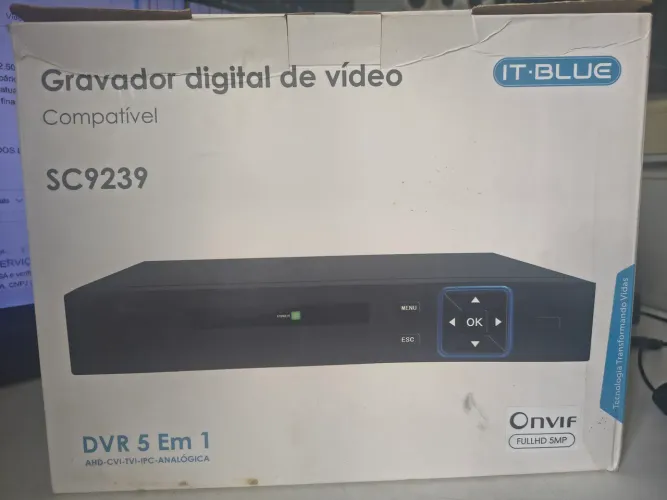 DVR para câmeras de monitoramento 