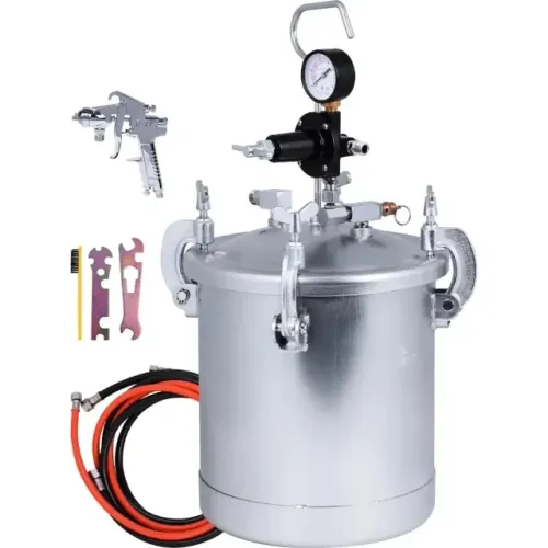 Tanque de pintura pressão 10lts c/pistola e mangueira 300l/m ( Worker )