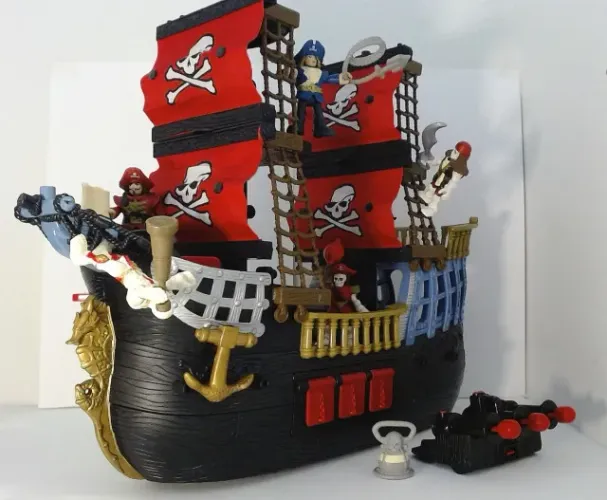Barco Pirata Imaginext Completo