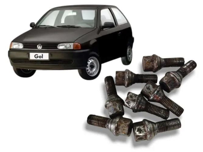 Kit 8 Parafusos De Roda Original Gol G2 1998/1999