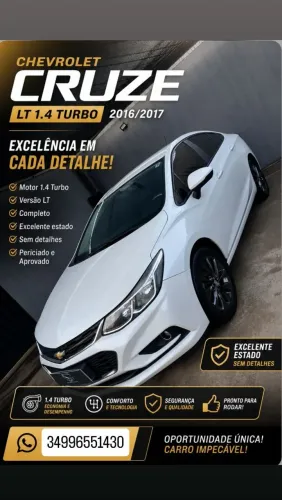 Chevrolet Cruze LT 1.4 16V Turbo Flex 4P Aut. 2017