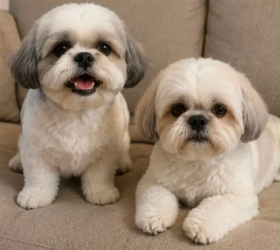 Shitzu e lhasa doação conjunta