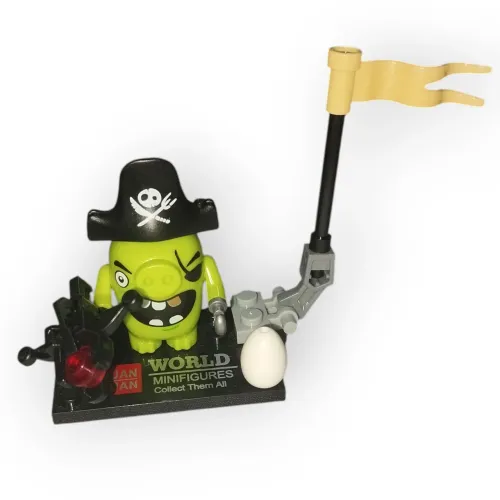 Porco Pirata - AngryBirds - blocos de montar