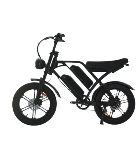 Bicicleta Elétrica Cycronw Hunter Pro 2026 1000W na caixa com 2 baterias de 15ah cada.