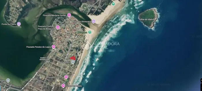 Terreno pé na areia