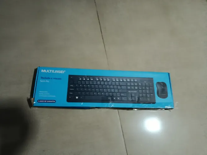 Kit teclado e mouse digital.
