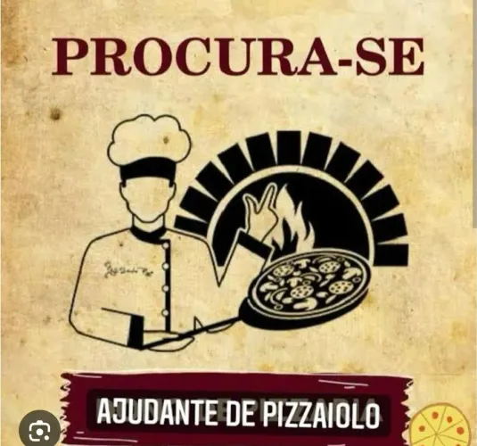Precisa de ajudante de pizzaiolo