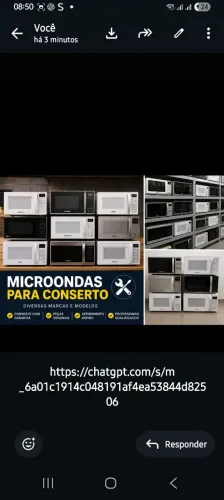 Micro-ondas para conserto diversas marcas. 