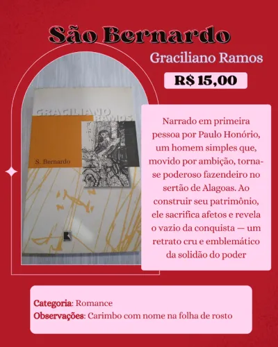 livro são bernardo graciliano ramos
