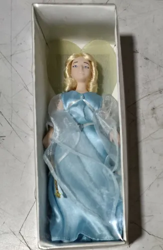 Boneca Princesa Disney De Porcelana Fada Azul Do Pinóquio
