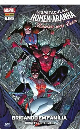 O Espetacular Homem-Aranha Renove seus Votos Coleção completa 4 volumes.