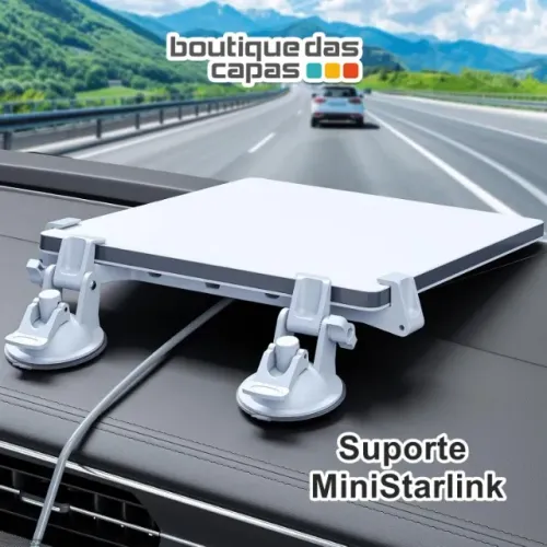 SUPORTE PARA ANTENA MINI STARLINK CARRO XL-7906 para painel e para-brisa teto