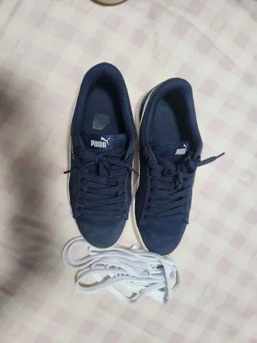 Tênis Puma Smash V2 tam 37 azul