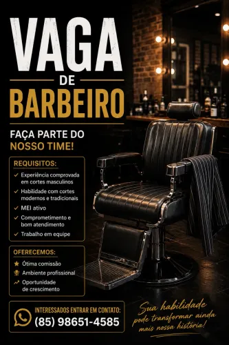 VAGA DE BARBEIRO