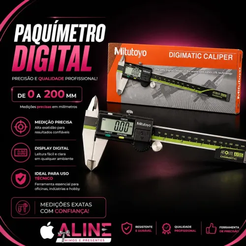 PAQUIMETRO DIGITAL 0-200 MM MITUTOYO 