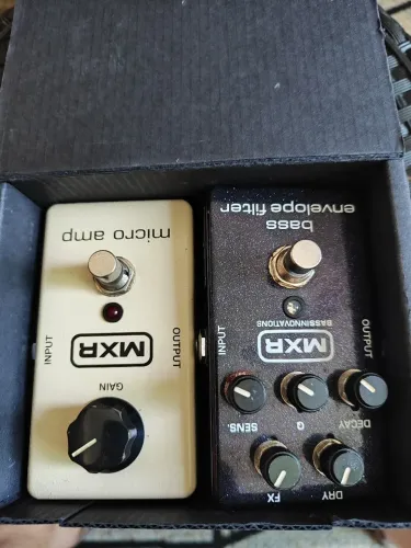 Kit pedais Micro amp e envelope filter bass