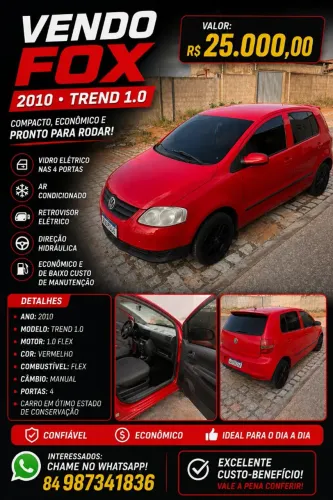Volkswagen Fox City 1.0mi/ 1.0mi Total Flex 8V 3P 2010