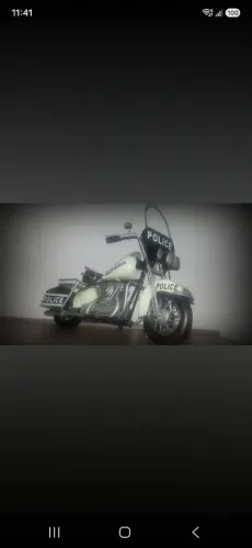 Minuatura Moto para colecionador