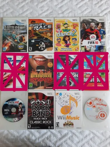 9 jogos originais de Nintendo Wii