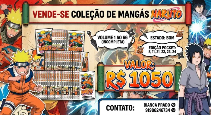 Coleção Manga Naruto