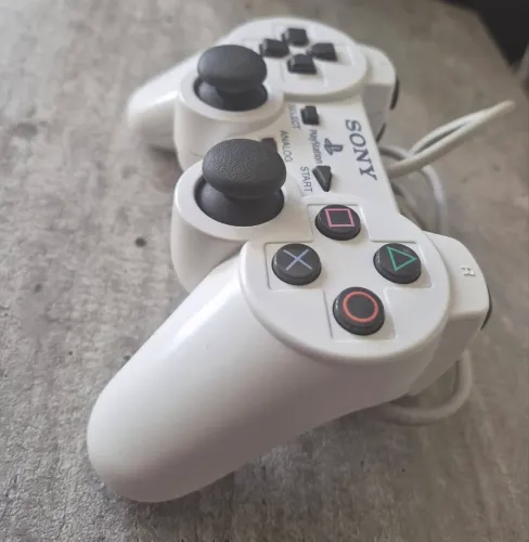 Controle ps2 branco 