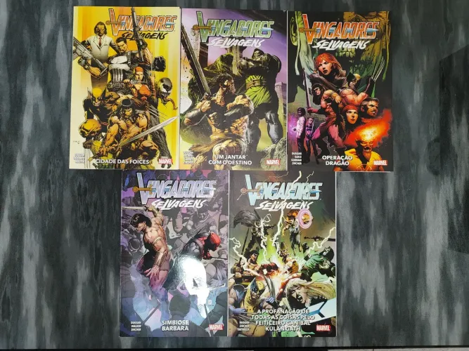 Vingadores Selvagens do 1 ao 5 - Não vendo separado 