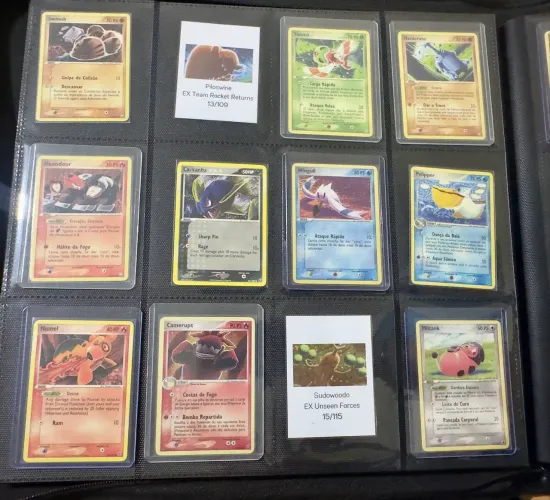 Masterset tomokazu Komiya incompleto (Pokémon tcg cartas)