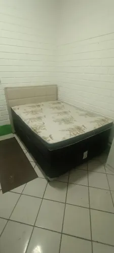 Cabeceira, cama, prolongador e base casal
