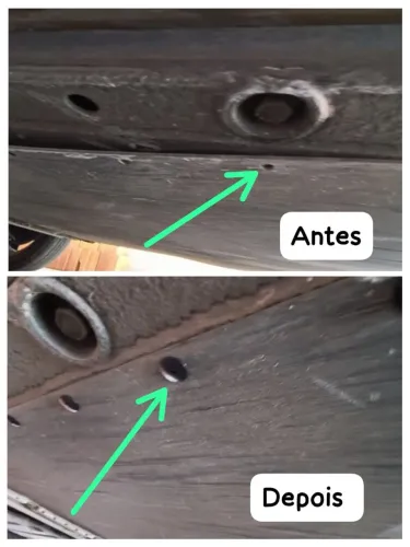 Arrebite BYD (bandeja de proteção da bateria de tração)