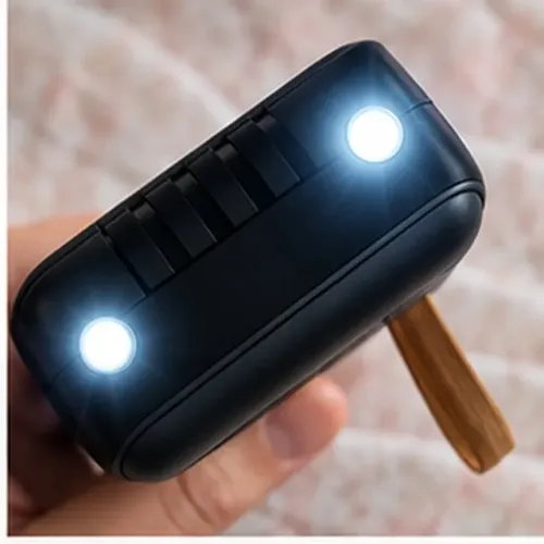Power Bank Solar 20000mAh com Lanterna e Cabos